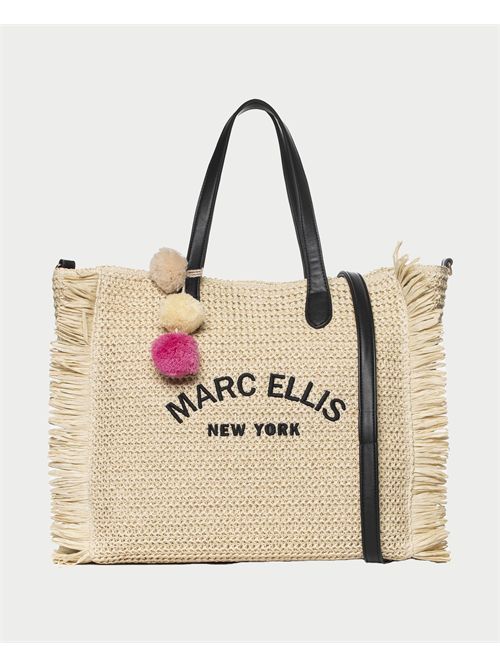 Marc Ellis beach bag with shoulder strap MARC ELLIS | BUBY ST JOSEP LNATURAL